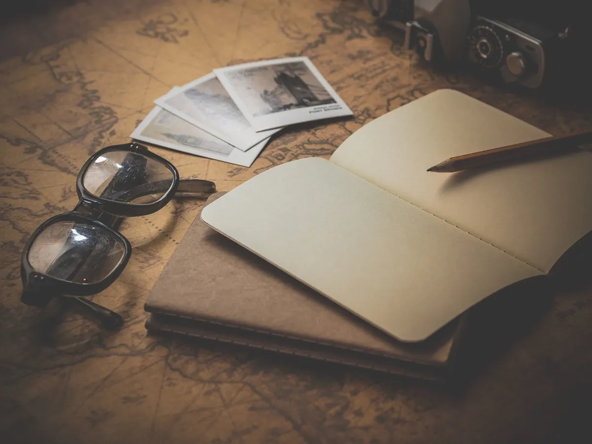 Carnet de voyage et carte de l’Égypte